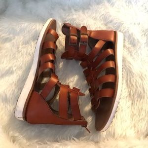 Brown Gladiator Sandals